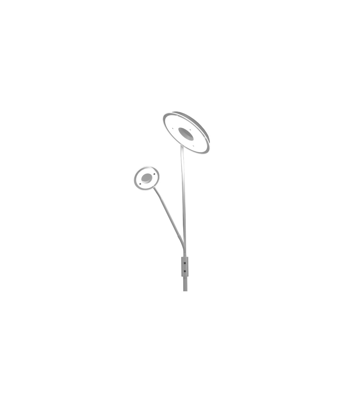 Lámpara de Pie GENOVA Regulable 28+7W 2600+650Lm Blanco