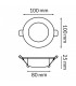 Downlight Led PRO LASS 7W 630LM 120º IP20 CCT