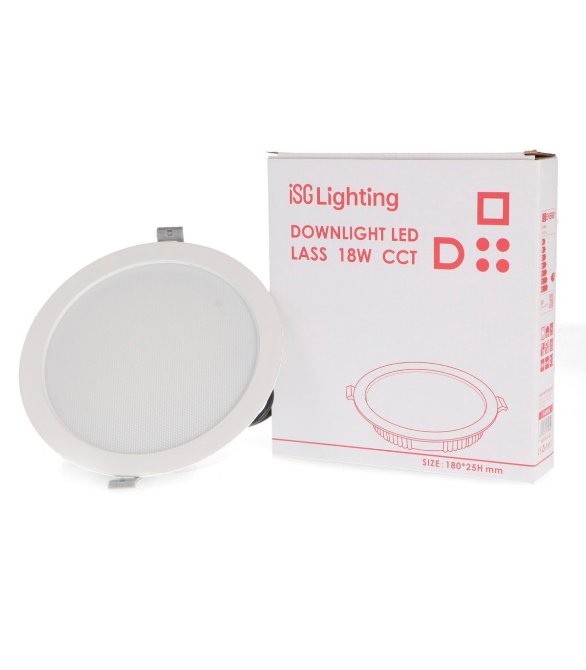 Downlight Led PRO LASS 18W 1730LM 120º IP20 CCT