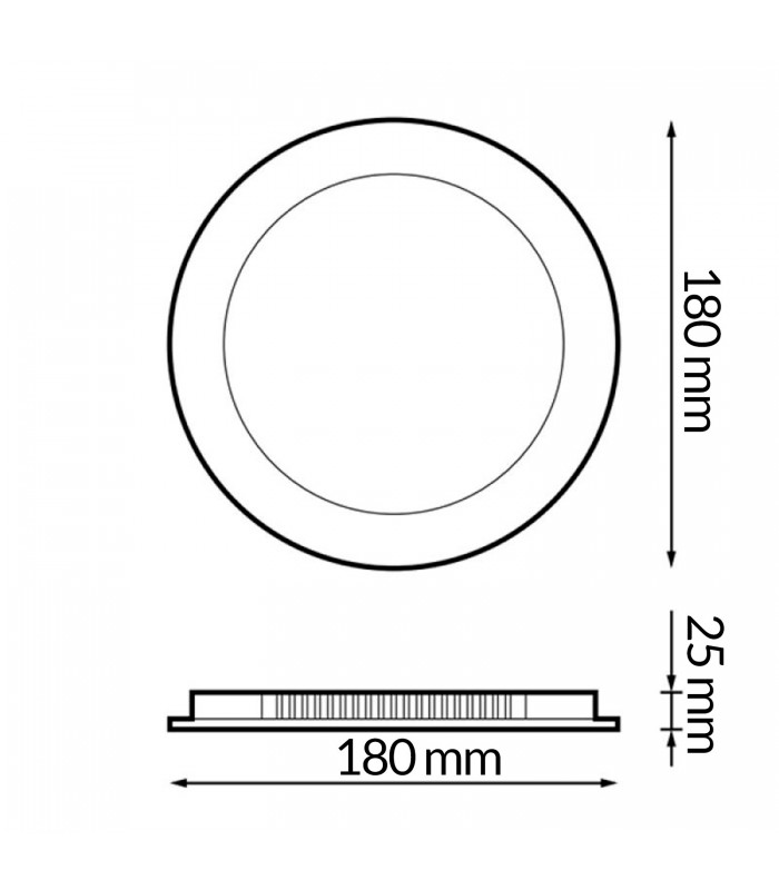 Downlight Led PRO LASS 18W 1730LM 120º IP20 CCT