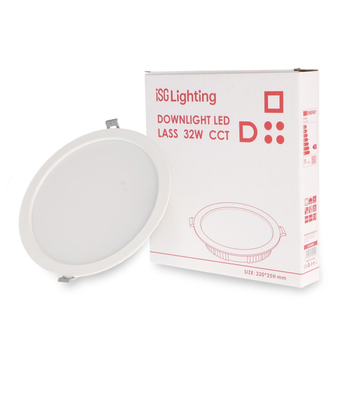 Downlight Led PRO LASS 32W 3013LM 120º IP20 CCT