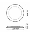 Downlight Led PRO LASS 50W 5000LM 120º IP20 CCT