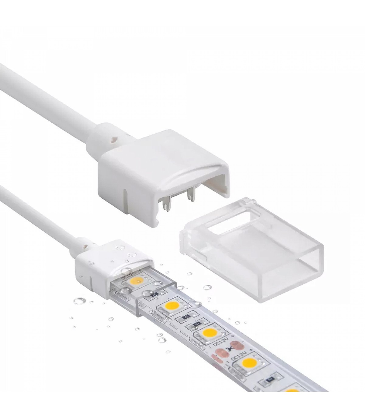 Conector PCB-WIRE 2 PINS 8 mm IP65