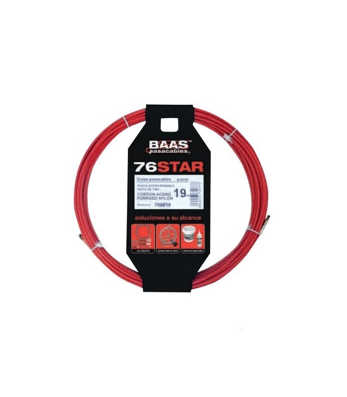 Guia Pasacables 76 NYLON-ACERO 4mmx20m