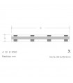 Tira Flexible COB MAXLED 16W 1480Lm/M 608Led/m IP20 DC24V -5 Metros-