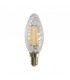Bombilla Vela Rizada LED filamento 4W 495Lm E14