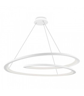Lámpara Colgante LOOPING 54W 2700Lm Blanco Mate