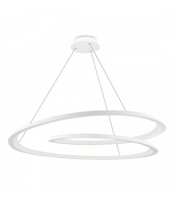Lámpara Colgante LOOPING 54W 2700Lm Blanco Mate