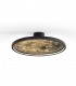 Plafón STONE NEGRO D60 55W 495Lm CCT