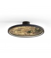 Plafón STONE NEGRO D60 55W 495Lm CCT