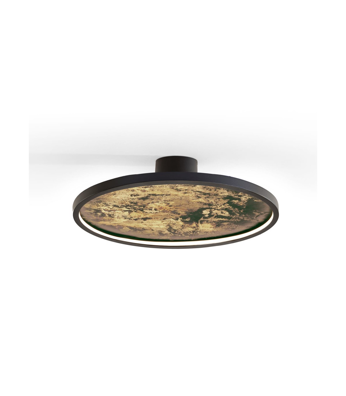 Plafón STONE NEGRO D60 55W 495Lm CCT