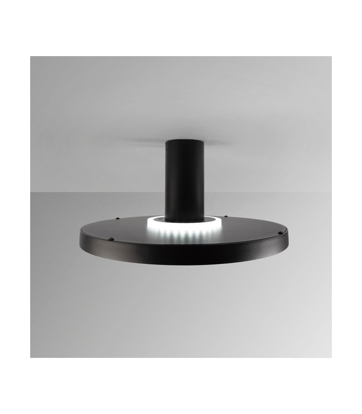 Plafón STONE NEGRO D30 24W 334Lm CCT