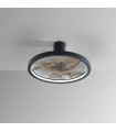 Plafón STONE NEGRO D30 24W 334Lm CCT