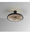 Plafón STONE NEGRO D30 24W 334Lm CCT