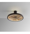 Plafón STONE NEGRO D30 24W 334Lm CCT