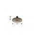 Plafón STONE NEGRO D30 24W 334Lm CCT