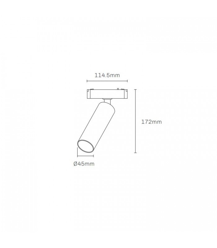 Foco Led Magnético LA VILA 40V 15W 1160Lm 36º Blanco CCT