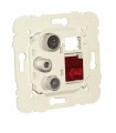 Toma Múltiple R-TV-SAT-RJ45 CAT.6 UTP Estrella Mec21