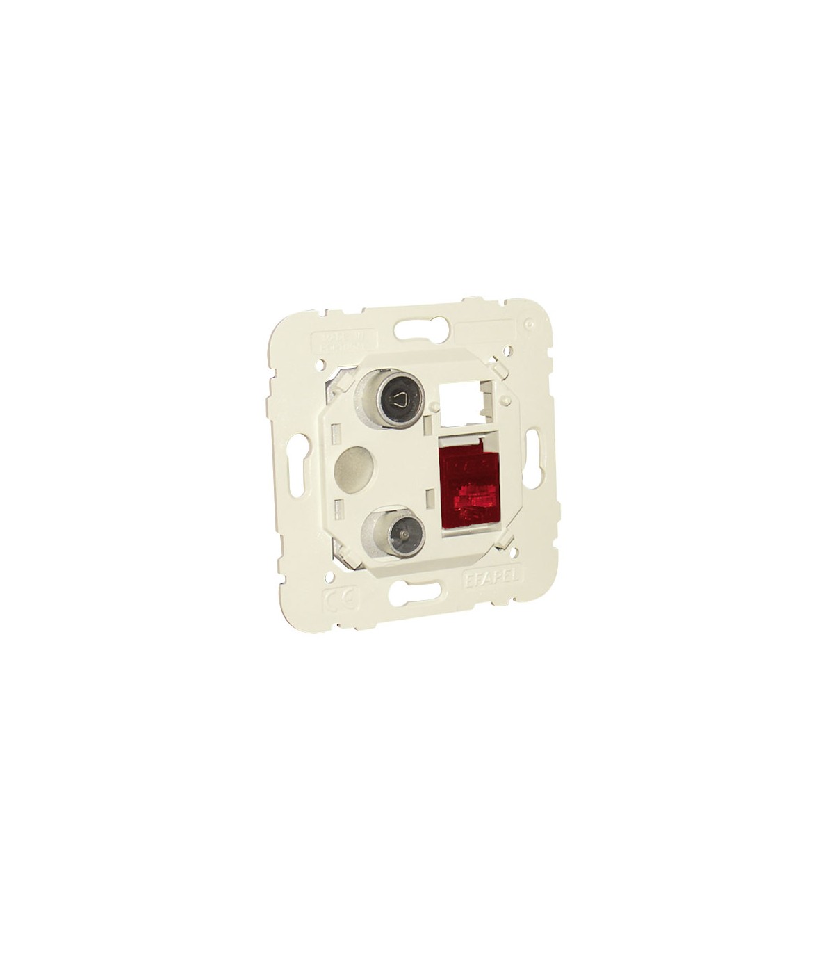 Toma Múltiple R-TV-RJ45 CAT.6 UPT Estrella Mec21