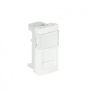 Tapa Toma RJ45 1 Módulo Blanco Q45