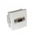 Toma VGA HD15 2 Módulos Blanco Q45