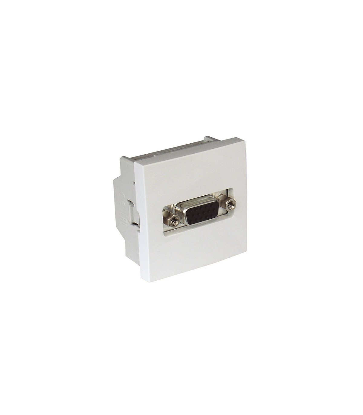 Toma VGA HD15 2 Módulos Blanco Q45