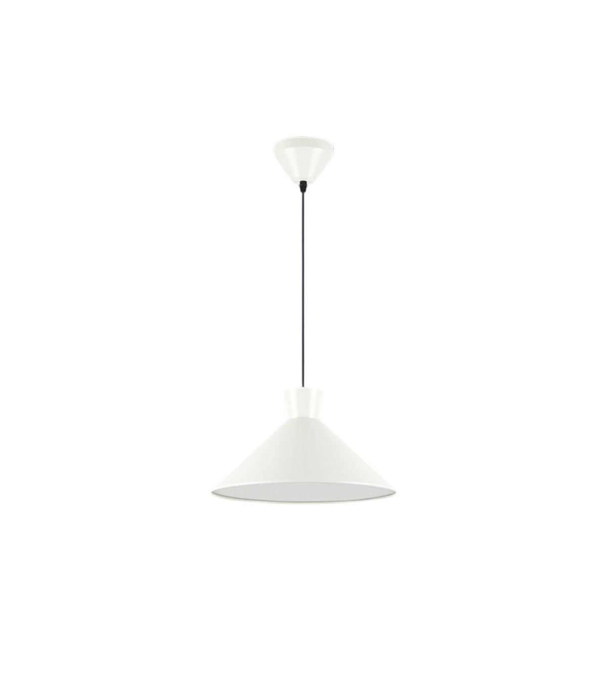 Lámpara Colgante CONO D35 1xE27 Perla Mate