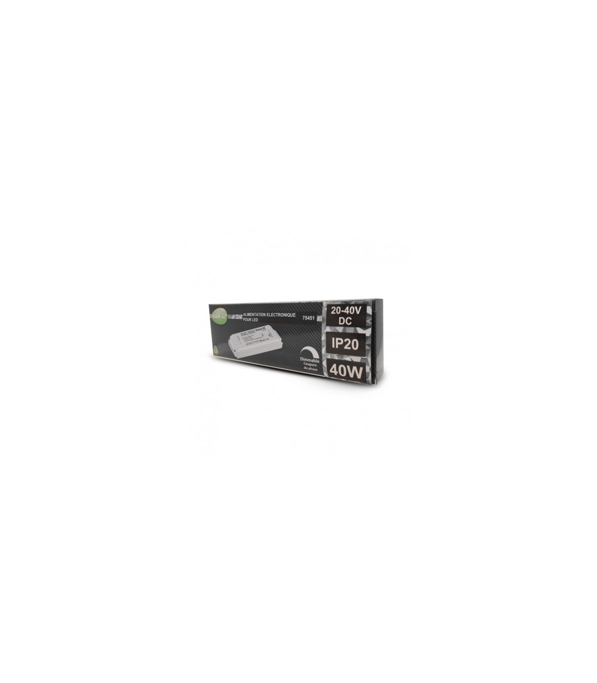 Driver DIMMABLE 40W OUT20-40VDC 1050mA