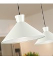Lámpara Colgante CONO D35 1xE27 Perla Mate