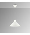 Lámpara Colgante CONO D35 1xE27 Perla Mate