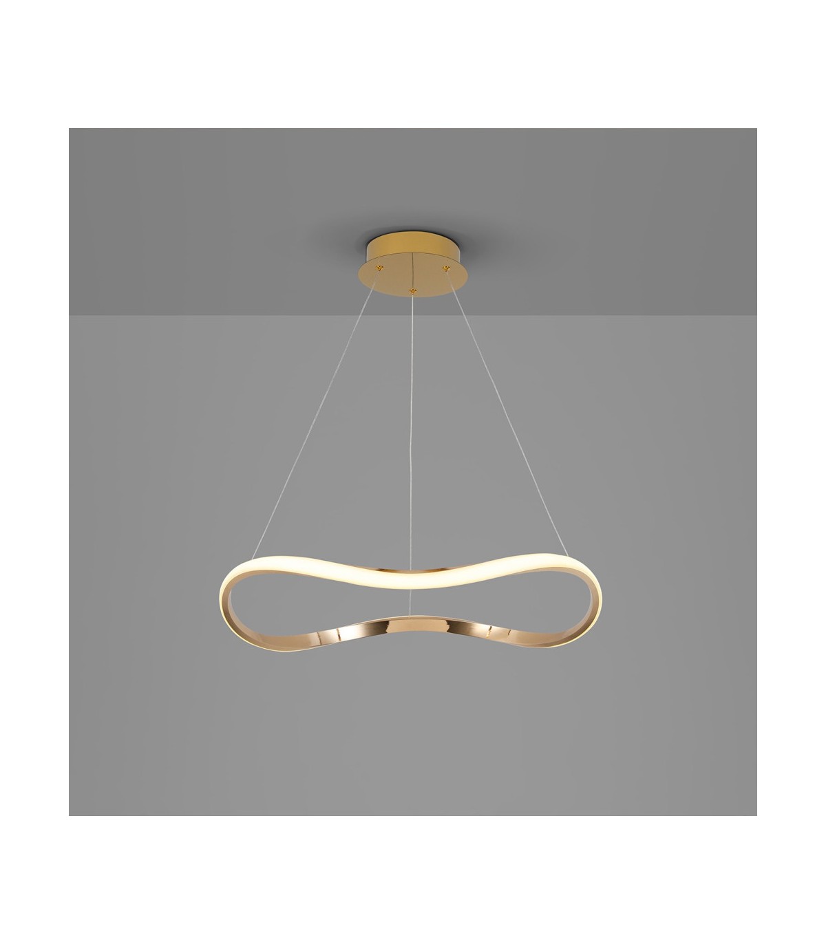 Lámpara Colgante NAOS D60 27W 1600Lm Oro Rosa