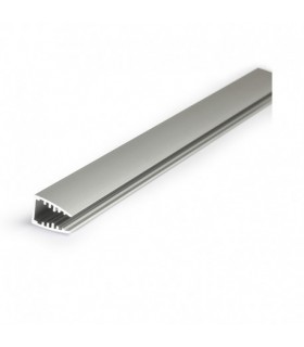 Perfil Aluminio Glass 5mm 2M 