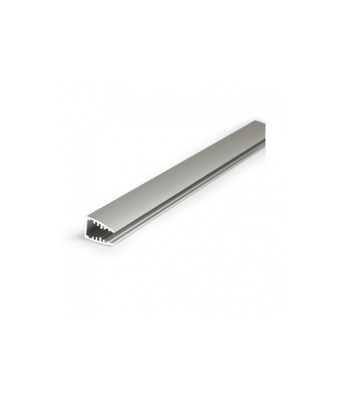 Perfil Aluminio Glass 5mm 2M 