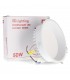 Downlight LED WHITE LUXTAR 50W 5500Lm 90º IP20 CCT
