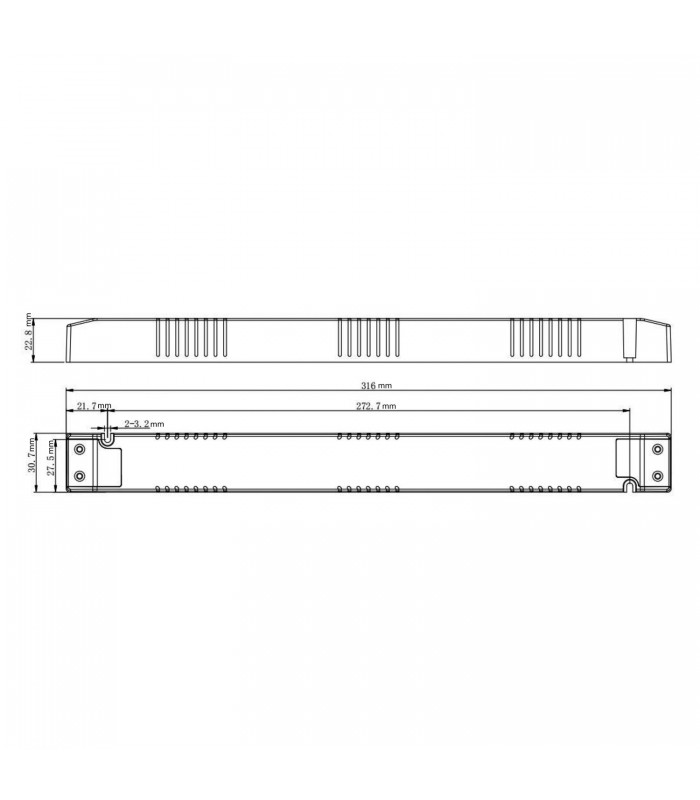 Fuente Alimentación LIFUD 75W (DC24V) 3.12A IP20 LF-GHY075H24