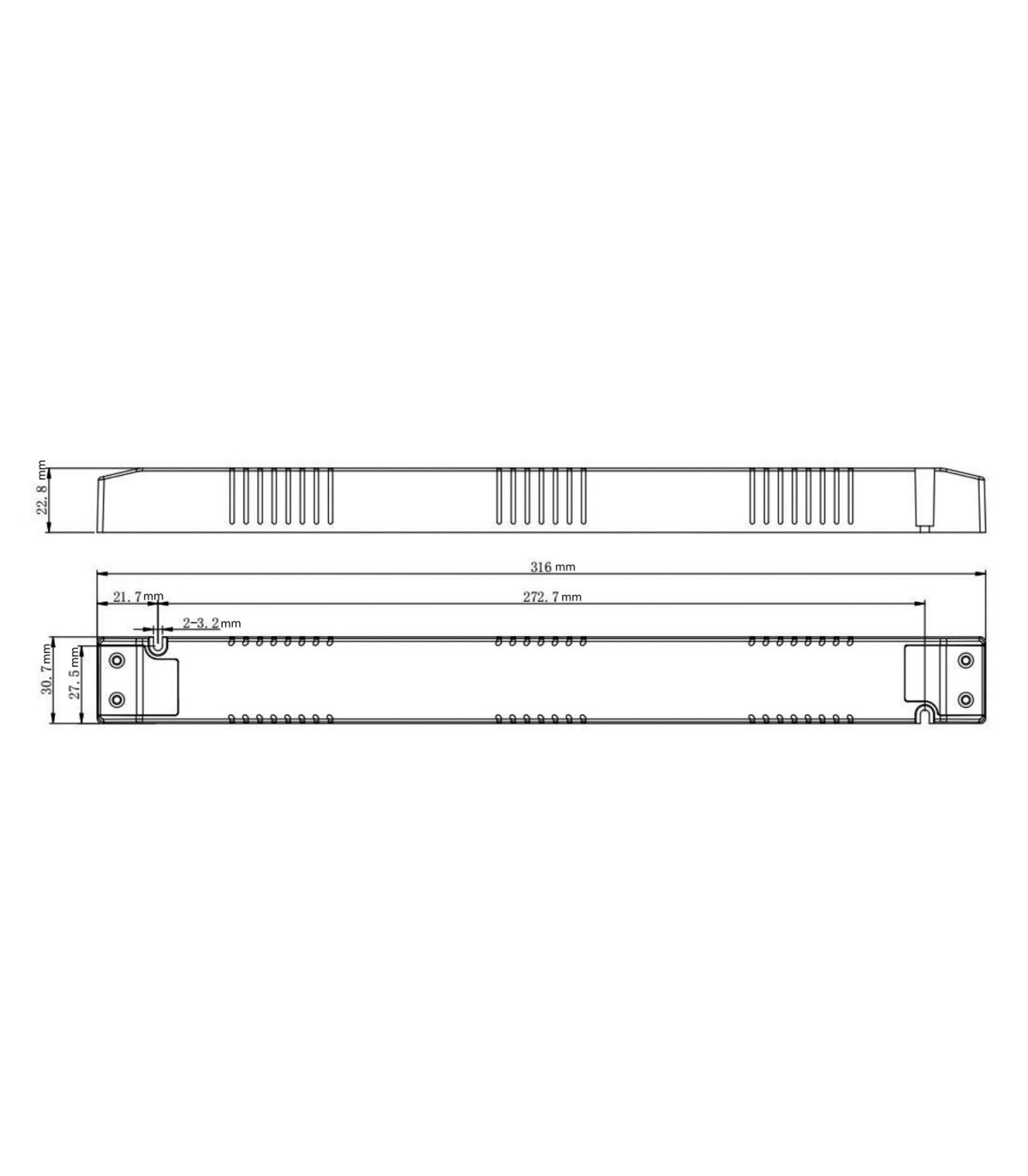 Fuente Alimentación LIFUD 75W (DC24V) 3.12A IP20 LF-GHY075H24