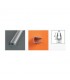 Perfil Aluminio Glass 5mm 2M 