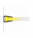 Perfil Aluminio Glass 5mm 2M 