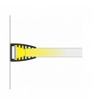 Perfil Aluminio Glass 5mm 2M 