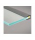 Perfil Aluminio Glass 5mm 2M