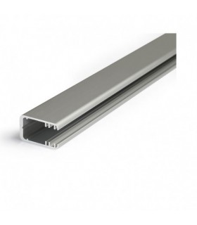 Perfil Aluminio Glass 8mm 2M 
