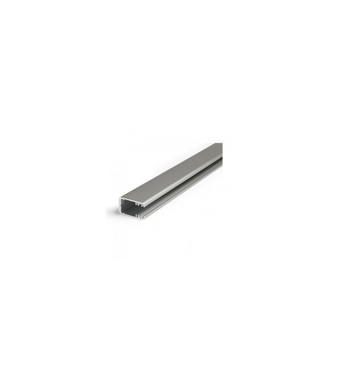 Perfil Aluminio Glass 8mm 2M 