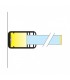 Perfil Aluminio Glass 8mm 2M 