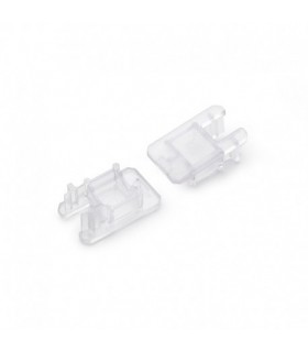 Tapa final perfil Glass 8mm (2 Unidades)