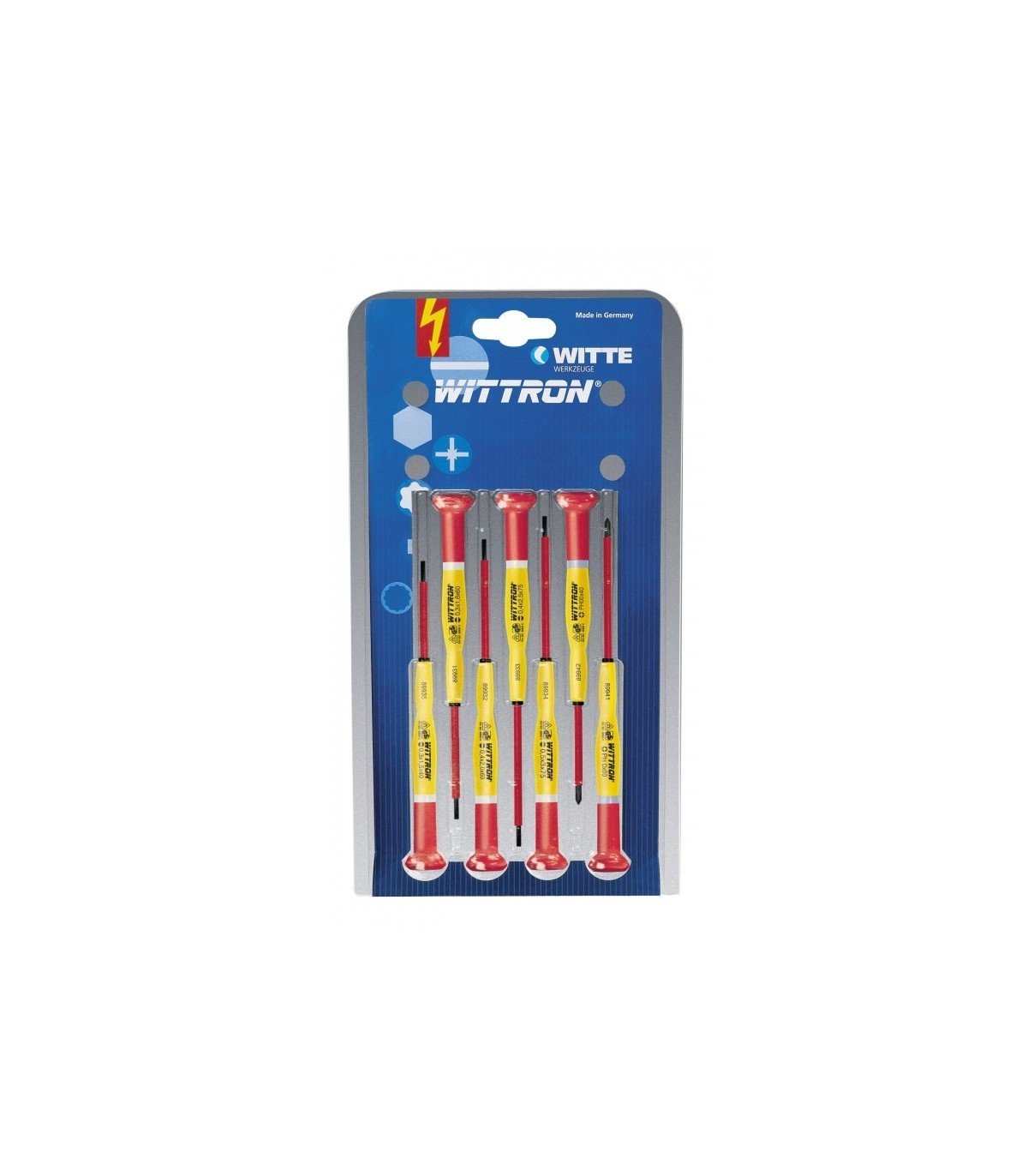 Juego Destornilladores Wittron VDE Planos y Philips
