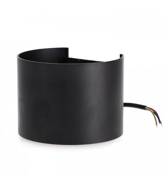 Aplique de Pared Led BLACK ROUND 12W 1200Lm IP54 CCT