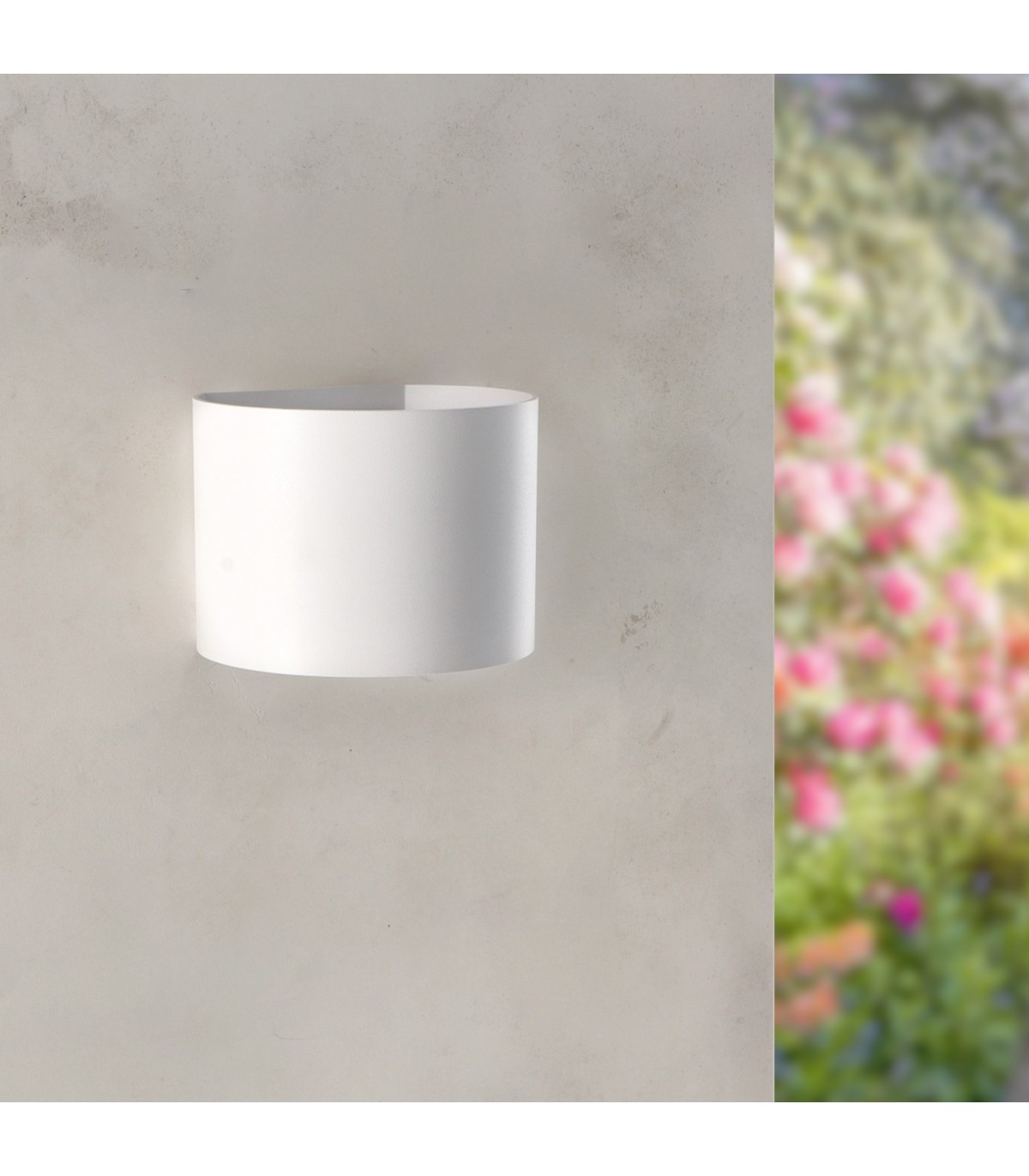 Aplique de Pared Led WHITE ROUND 12W 1200Lm IP54 CCT
