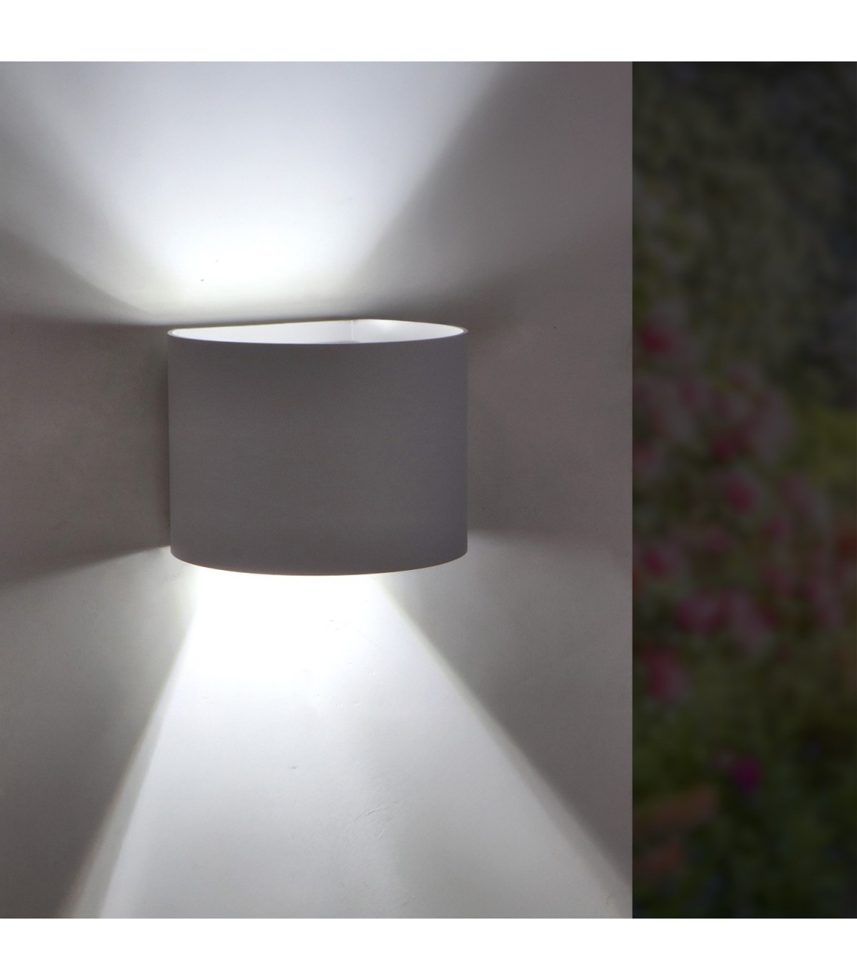 Aplique de Pared Led WHITE ROUND 12W 1200Lm IP54 CCT