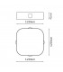 Aplique de Pared Led TRIANGLE 12W 820Lm IP54 RGB