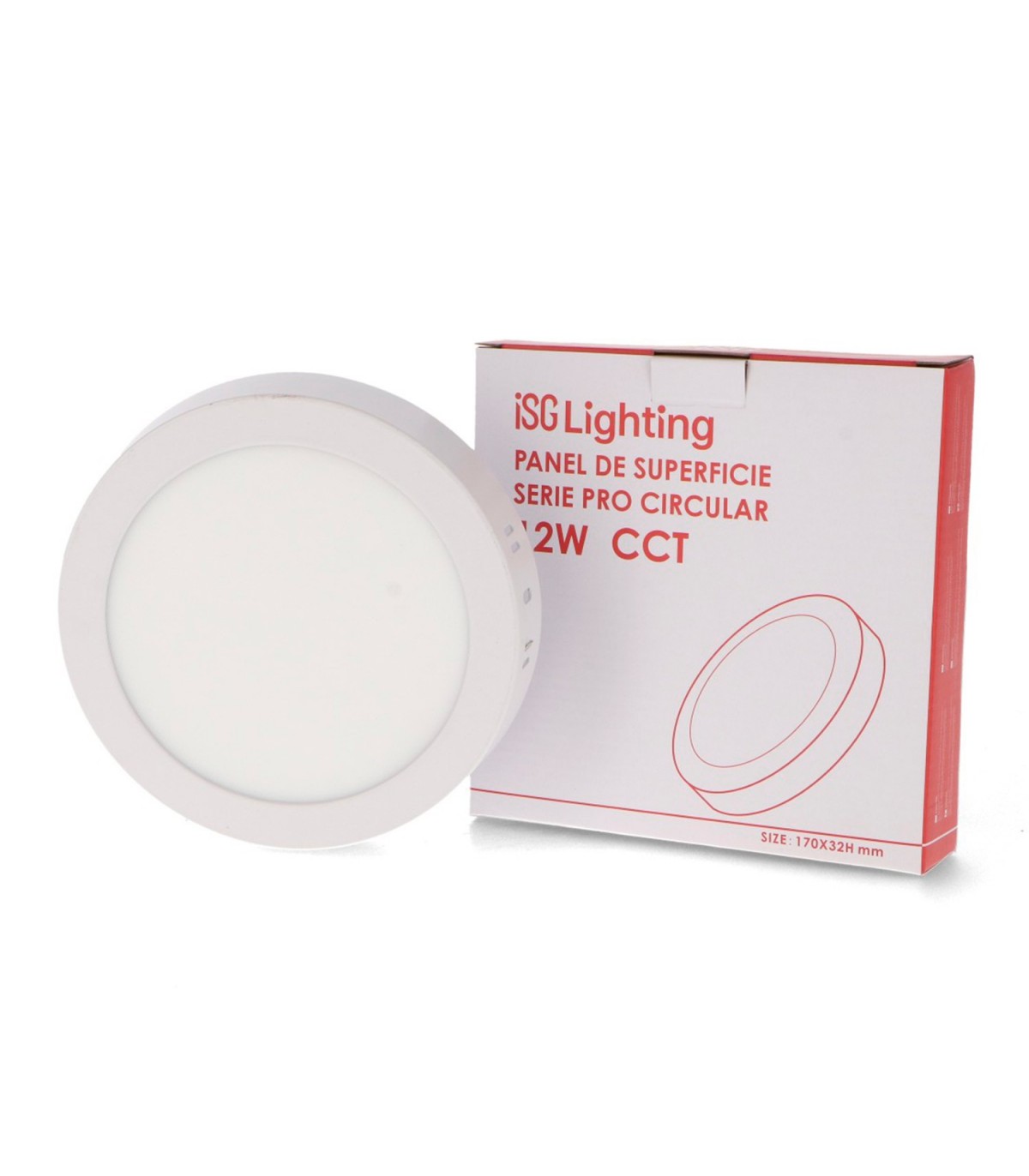 Plafón Led SERIE PRO LIFUD 12W 1200Lm IP20 Redondo Blanco CCT